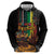 Afro-Caribbean Hoodie African and Reggae Art Music - Wonder Print Shop