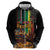 Afro-Caribbean Hoodie African and Reggae Art Music - Wonder Print Shop