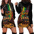 Afro-Caribbean Hoodie Dress African and Reggae Art Music - Wonder Print Shop