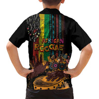 Afro-Caribbean Kid Hawaiian Shirt African and Reggae Art Music - Wonder Print Shop