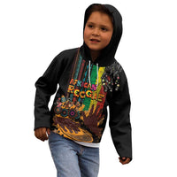 Afro-Caribbean Kid Hoodie African and Reggae Art Music - Wonder Print Shop