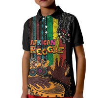 Afro-Caribbean Kid Polo Shirt African and Reggae Art Music - Wonder Print Shop