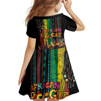 Afro-Caribbean Kid Short Sleeve Dress African and Reggae Art Music - Wonder Print Shop
