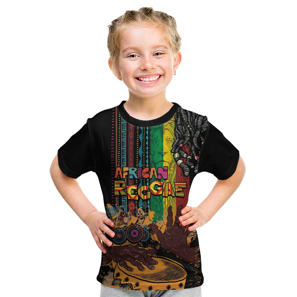 Afro-Caribbean Kid T Shirt African and Reggae Art Music - Wonder Print Shop