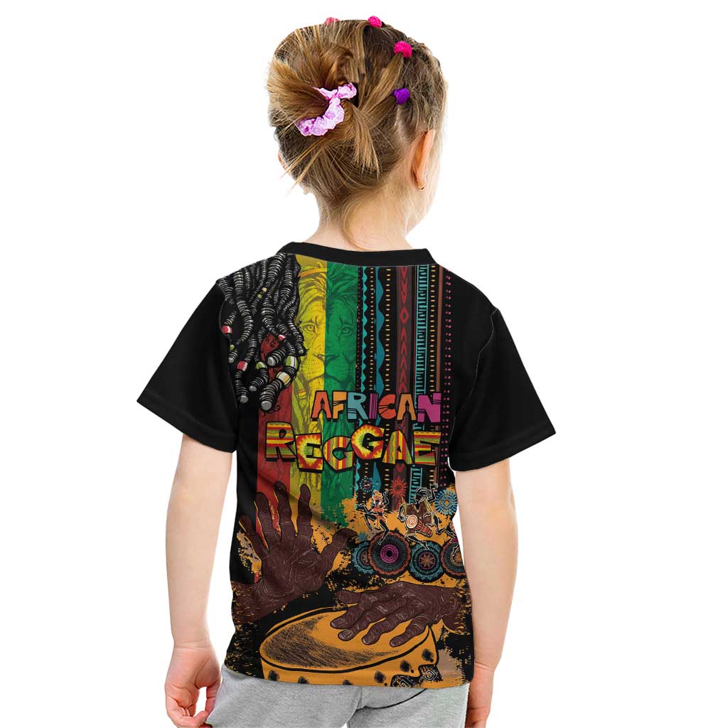 Afro-Caribbean Kid T Shirt African and Reggae Art Music - Wonder Print Shop
