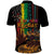 Afro-Caribbean Polo Shirt African and Reggae Art Music - Wonder Print Shop