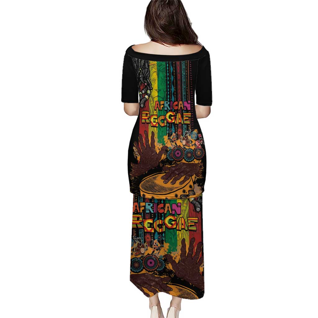 Afro-Caribbean Puletasi African and Reggae Art Music - Wonder Print Shop