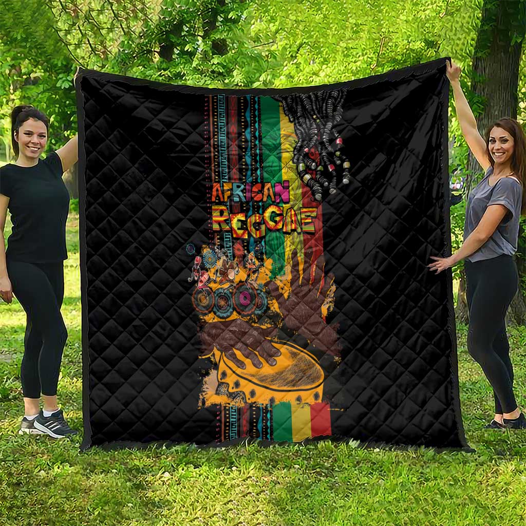 Afro-Caribbean Quilt African and Reggae Art Music - Wonder Print Shop