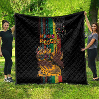 Afro-Caribbean Quilt African and Reggae Art Music - Wonder Print Shop