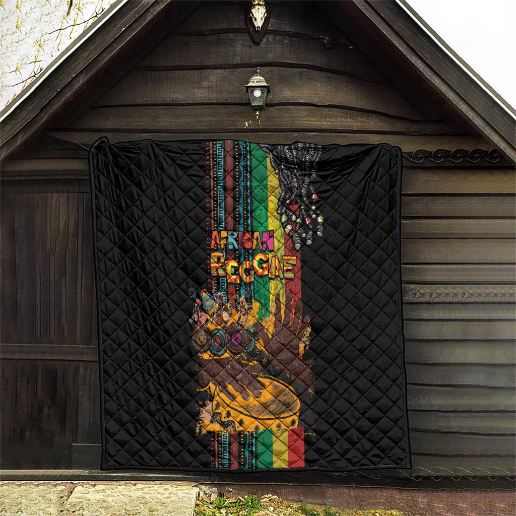 Afro-Caribbean Quilt African and Reggae Art Music - Wonder Print Shop