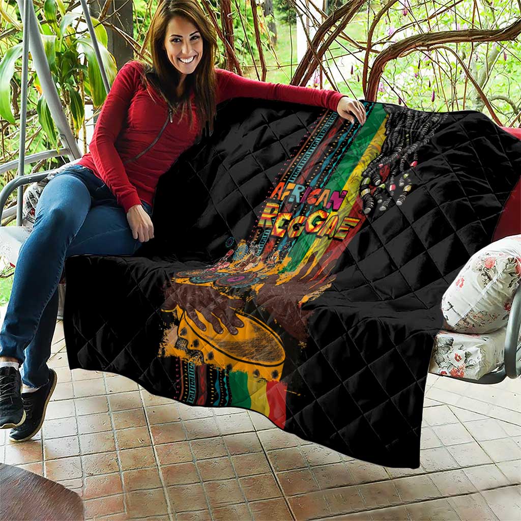 Afro-Caribbean Quilt African and Reggae Art Music - Wonder Print Shop