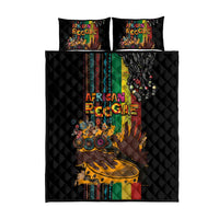 Afro-Caribbean Quilt Bed Set African and Reggae Art Music - Wonder Print Shop