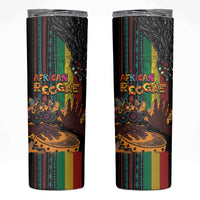 Afro-Caribbean Skinny Tumbler African and Reggae Art Music - Wonder Print Shop