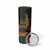 Afro-Caribbean Skinny Tumbler African and Reggae Art Music - Wonder Print Shop