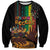 Afro-Caribbean Sweatshirt African and Reggae Art Music - Wonder Print Shop
