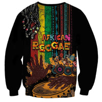 Afro-Caribbean Sweatshirt African and Reggae Art Music - Wonder Print Shop
