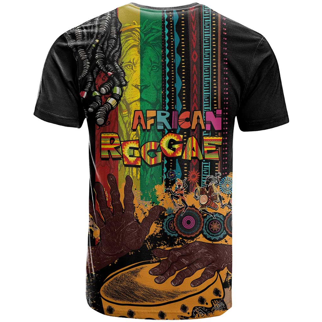 Afro-Caribbean T Shirt African and Reggae Art Music - Wonder Print Shop