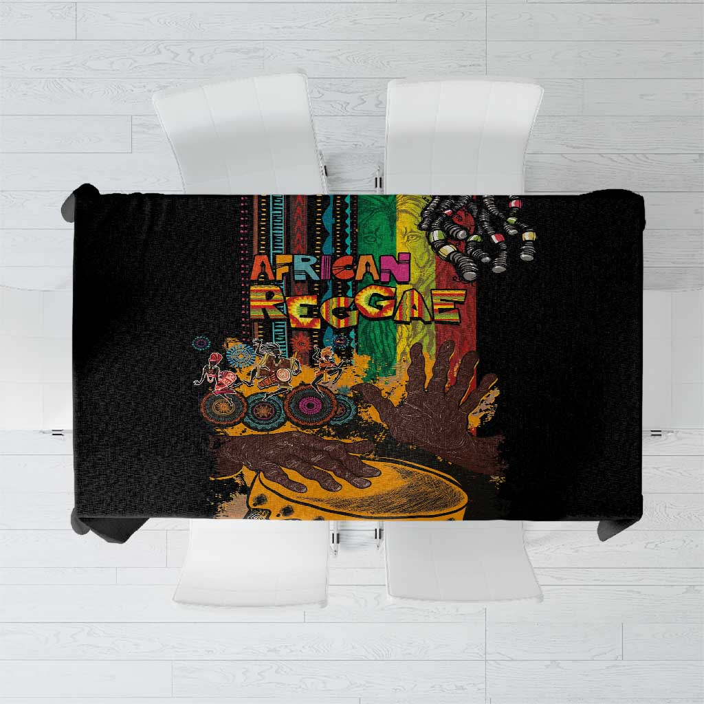 Afro-Caribbean Tablecloth African and Reggae Art Music - Wonder Print Shop