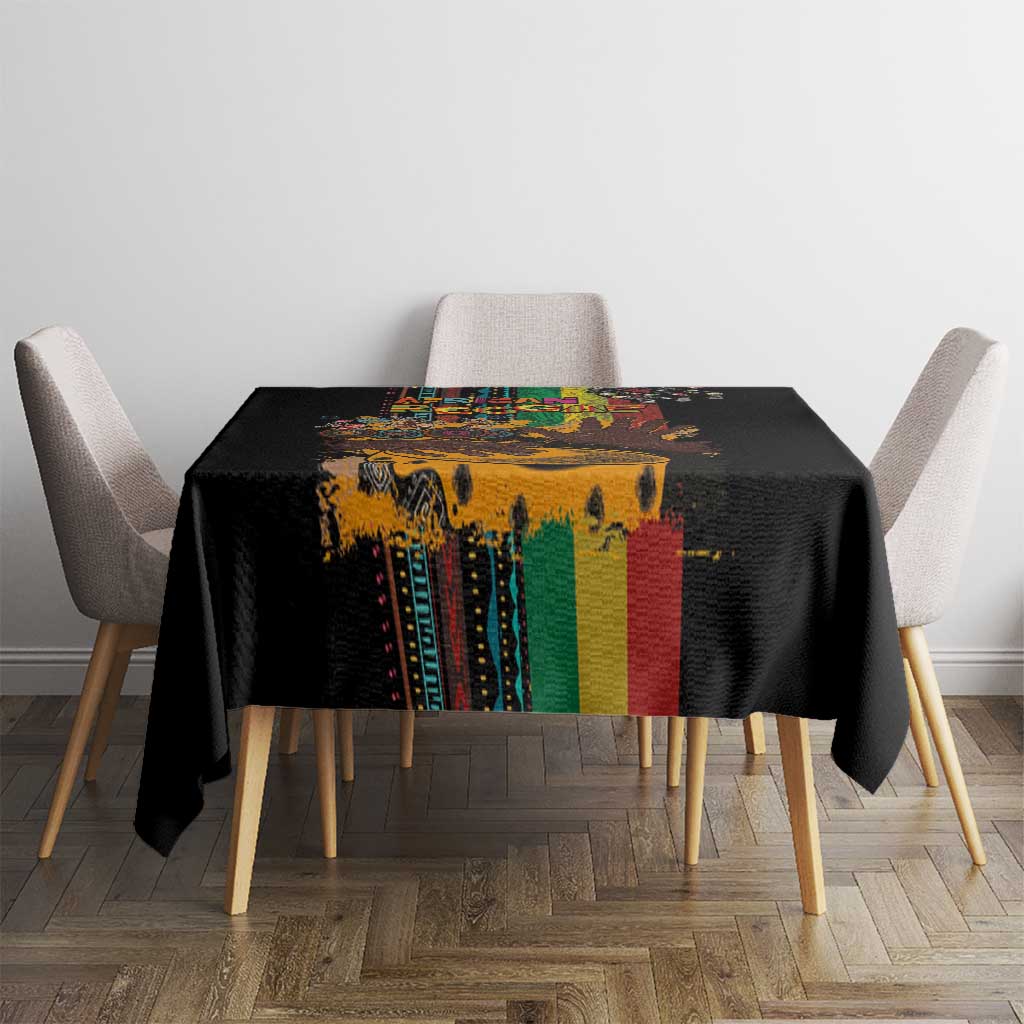 Afro-Caribbean Tablecloth African and Reggae Art Music - Wonder Print Shop