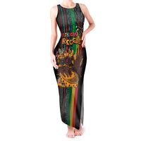 Afro-Caribbean Tank Maxi Dress African and Reggae Art Music - Wonder Print Shop