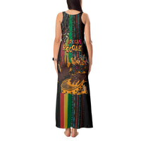 Afro-Caribbean Tank Maxi Dress African and Reggae Art Music - Wonder Print Shop