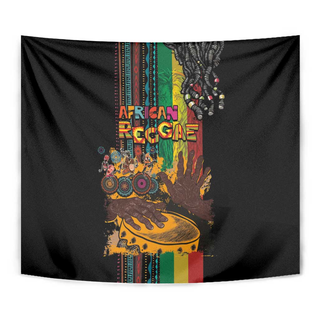 Afro-Caribbean Tapestry African and Reggae Art Music - Wonder Print Shop