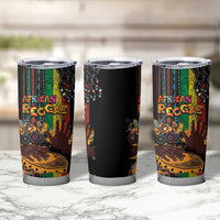 Afro-Caribbean Tumbler Cup African and Reggae Art Music - Wonder Print Shop