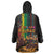 Afro-Caribbean Wearable Blanket Hoodie African and Reggae Art Music - Wonder Print Shop
