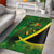 Jamaica Independence Day Area Rug Swallow-tail Hummingbird Tropical Plants and National Flag - Wonder Print Shop