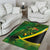 Jamaica Independence Day Area Rug Swallow-tail Hummingbird Tropical Plants and National Flag - Wonder Print Shop