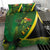 Jamaica Independence Day Bedding Set Swallow-tail Hummingbird Tropical Plants and National Flag - Wonder Print Shop
