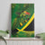 Jamaica Independence Day Canvas Wall Art Swallow-tail Hummingbird Tropical Plants and National Flag - Wonder Print Shop