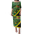 Jamaica Independence Day Family Matching Puletasi and Hawaiian Shirt Swallow-tail Hummingbird Tropical Plants and National Flag - Wonder Print Shop