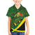 Jamaica Independence Day Family Matching Tank Maxi Dress and Hawaiian Shirt Swallow-tail Hummingbird Tropical Plants and National Flag - Wonder Print Shop