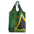 Jamaica Independence Day Grocery Bag Swallow-tail Hummingbird Tropical Plants and National Flag - Wonder Print Shop