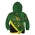Jamaica Independence Day Kid Hoodie Swallow-tail Hummingbird Tropical Plants and National Flag - Wonder Print Shop
