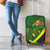 Jamaica Independence Day Luggage Cover Swallow-tail Hummingbird Tropical Plants and National Flag - Wonder Print Shop
