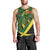 Jamaica Independence Day Men Tank Top Swallow-tail Hummingbird Tropical Plants and National Flag - Wonder Print Shop