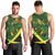 Jamaica Independence Day Men Tank Top Swallow-tail Hummingbird Tropical Plants and National Flag - Wonder Print Shop