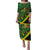 Jamaica Independence Day Puletasi Swallow-tail Hummingbird Tropical Plants and National Flag - Wonder Print Shop
