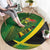 Jamaica Independence Day Round Carpet Swallow-tail Hummingbird Tropical Plants and National Flag - Wonder Print Shop