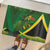 Jamaica Independence Day Rubber Doormat Swallow-tail Hummingbird Tropical Plants and National Flag - Wonder Print Shop