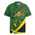 Jamaica Independence Day Rugby Jersey Swallow-tail Hummingbird Tropical Plants and National Flag - Wonder Print Shop