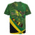 Jamaica Independence Day Rugby Jersey Swallow-tail Hummingbird Tropical Plants and National Flag - Wonder Print Shop