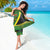 Jamaica Independence Day Sarong Swallow-tail Hummingbird Tropical Plants and National Flag - Wonder Print Shop