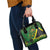 Jamaica Independence Day Shoulder Handbag Swallow-tail Hummingbird Tropical Plants and National Flag - Wonder Print Shop