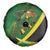Jamaica Independence Day Spare Tire Cover Swallow-tail Hummingbird Tropical Plants and National Flag - Wonder Print Shop