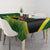 Jamaica Independence Day Tablecloth Swallow-tail Hummingbird Tropical Plants and National Flag - Wonder Print Shop
