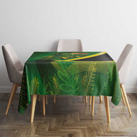Jamaica Independence Day Tablecloth Swallow-tail Hummingbird Tropical Plants and National Flag - Wonder Print Shop