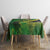 Jamaica Independence Day Tablecloth Swallow-tail Hummingbird Tropical Plants and National Flag - Wonder Print Shop
